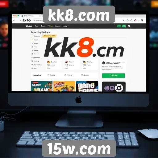 Análise da interface do usuário no kk8.com